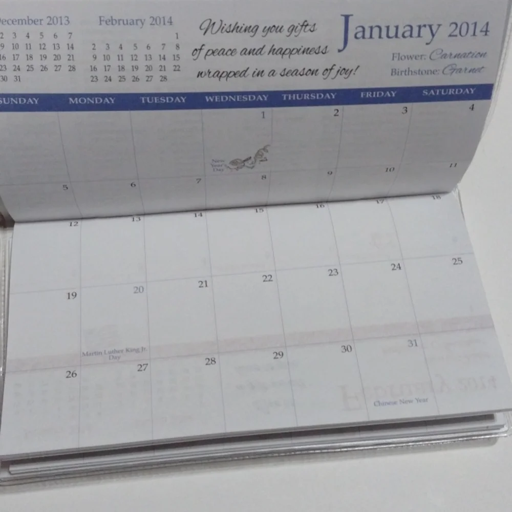 5/$15 Quilt Pocket Planner 2014-2015